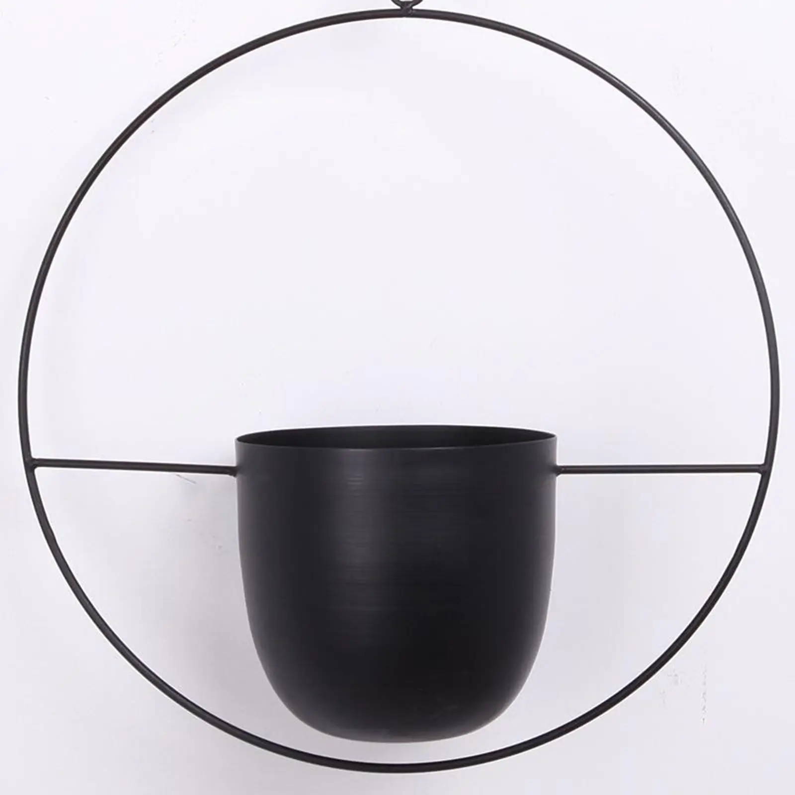 Creative Metal Hanging Planters Pot Balcony Plant Wall Vase for Outdoor Garden Decoration Living Room