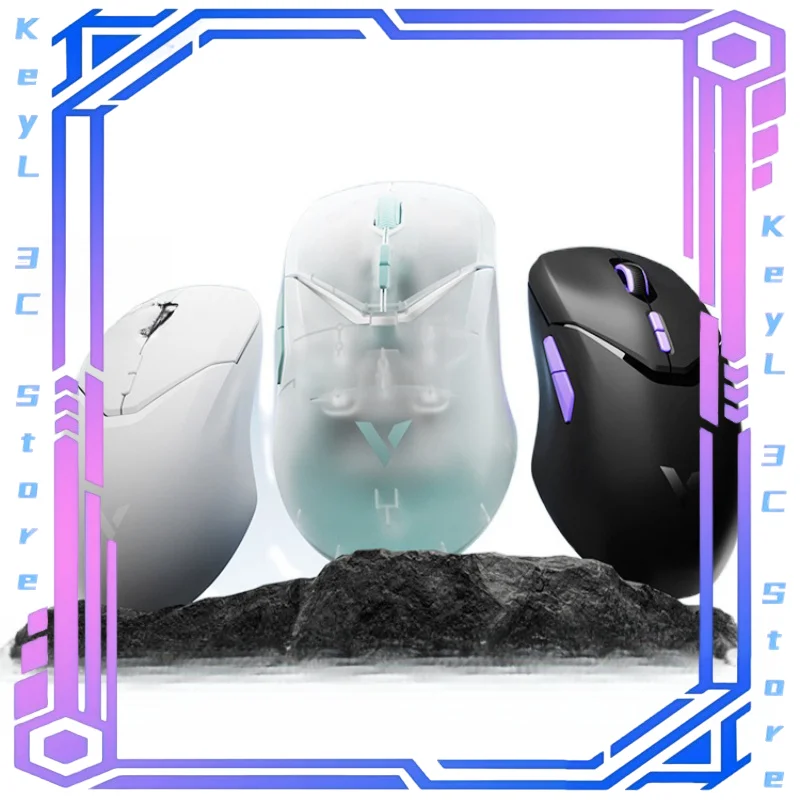 The New Vt9pro Wireless Mouse Paw3395 Lightweight Low-Delay Dual-Mode Ergonomic Office Esports Game Special Birthday Present