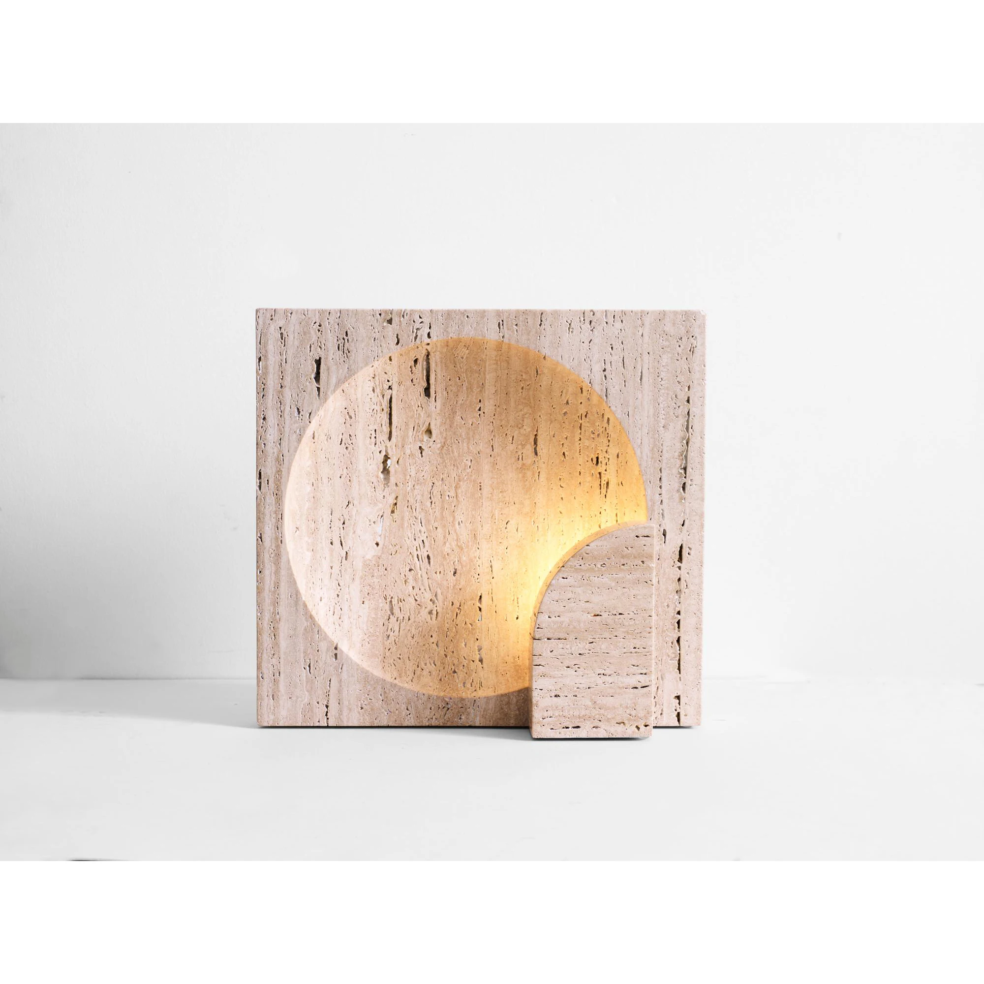 Beige Travertine Marble Table Lamp Bedside Lamp Bedroom Home Decor Luxury Light Emitting Diode Light Marble Table Lamp