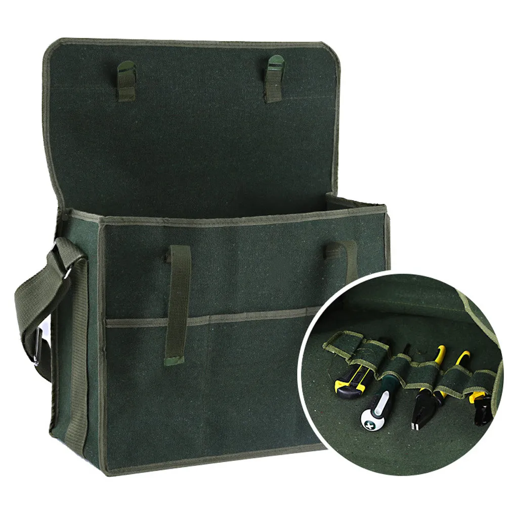 

Premium Heavy-Duty Repair Tools Bag Large Main Pocket for Electricians Mechanics Maintenance Technicians Organizing Pliers