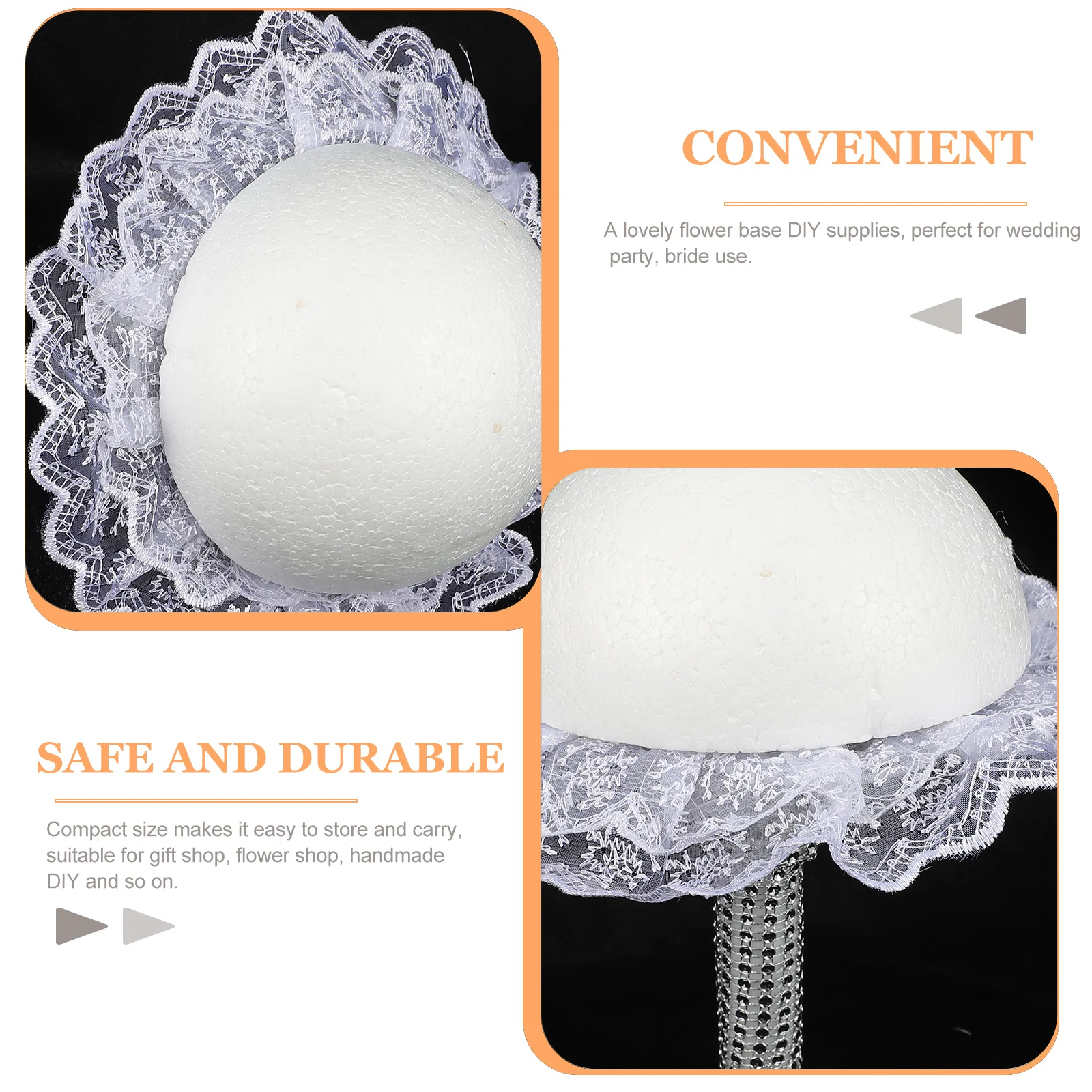 Molde de buquê de flores, tamanho compacto de alta qualidade para cerimônia de casamento, arranjos florais diy, suporte de buquê, suporte floral de casamento