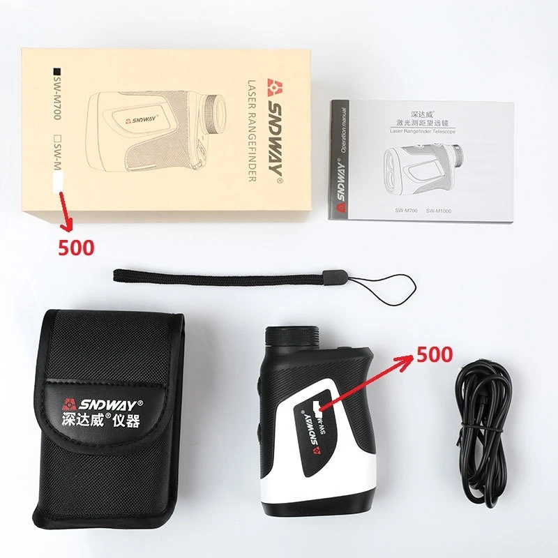 

ipiip Rangefinder for Hunting 6X Monocular Distance Meter for Golf