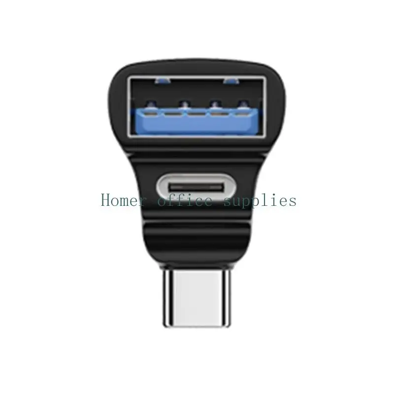 

K43B 90-градусный переходник «папа» на USB 2.0 «мама» прямоугольный, 20 Гбит/с