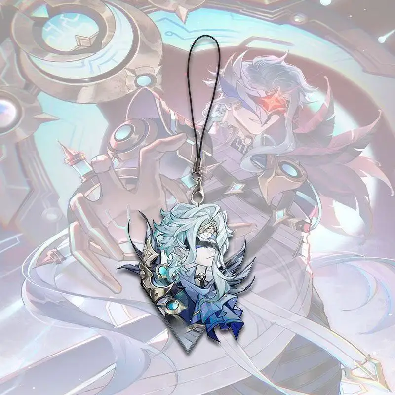 

Il Dottore Cosplay Game Genshin Impact Zandik The Doctor Cell phone Charm Backpack Ornaments Role Play Props Accessories