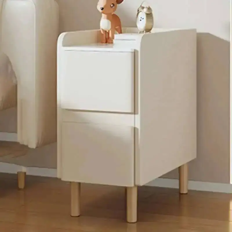 Mesas de Cabeceira Móveis de Design Simples e Minimalista para Quarto, Mesas de Cabeceira Estéticas, Pequenas, Inteligentes e Bonitas, Móveis para Casa