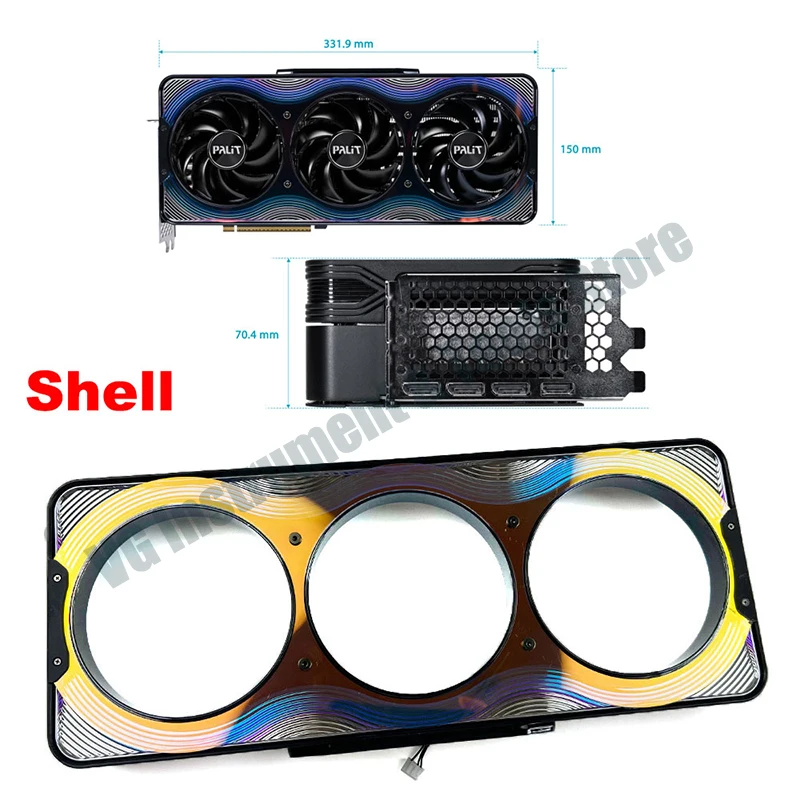 Heat sink with fan For TH9520B2H For Palit Gainward GeForce RTX 5090 5080 5070 GameRock OmniBlack