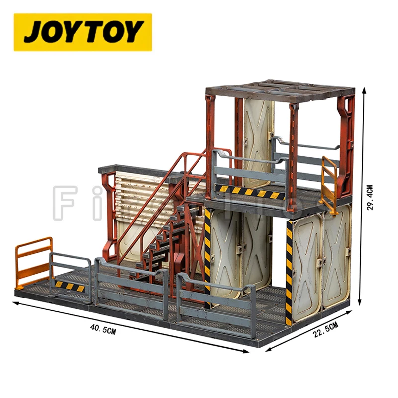 1/18 JOYTOY Diorama Mecha Depot Watching Area Anime Model Toy Free Shipping