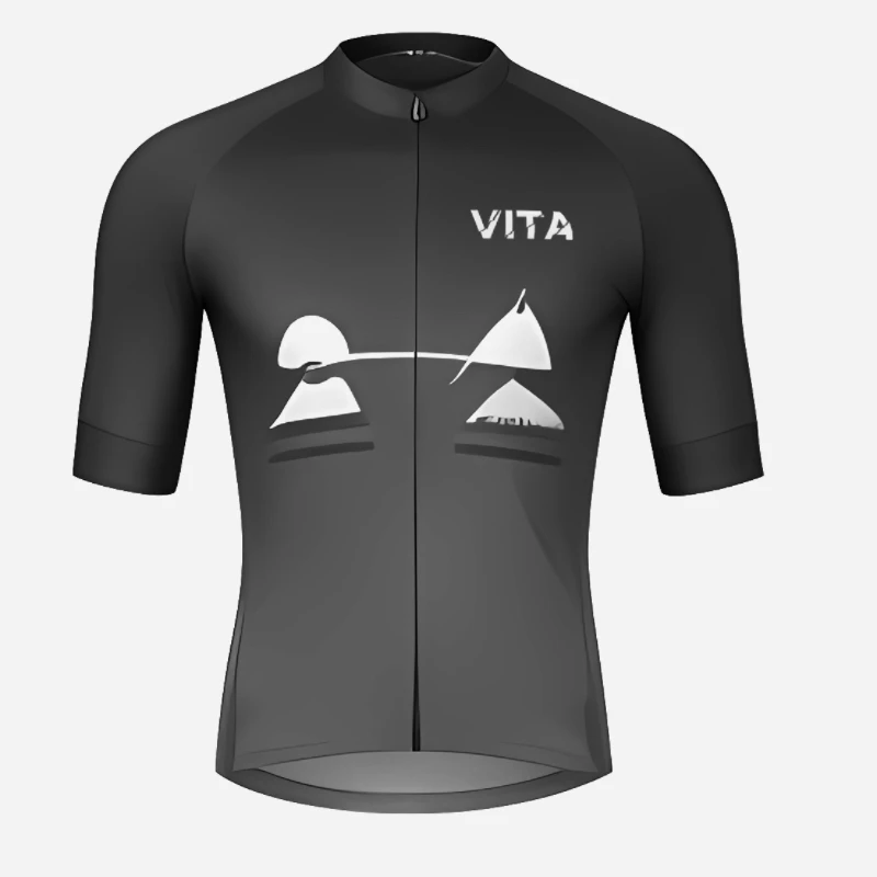 VITA Men Cycling Jersey MTB Maillot Shirts Bicycle Clothing 2023 Mountain Bike Men's T-Shirt Summer Breathable Racing Clothing