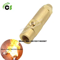 CSBAO Waste Oil Burner Nozzle Full Cone Spray Nozzle Small combustion System Waste Oil Nozzle Brass Siphon Oil Burner Nozzle