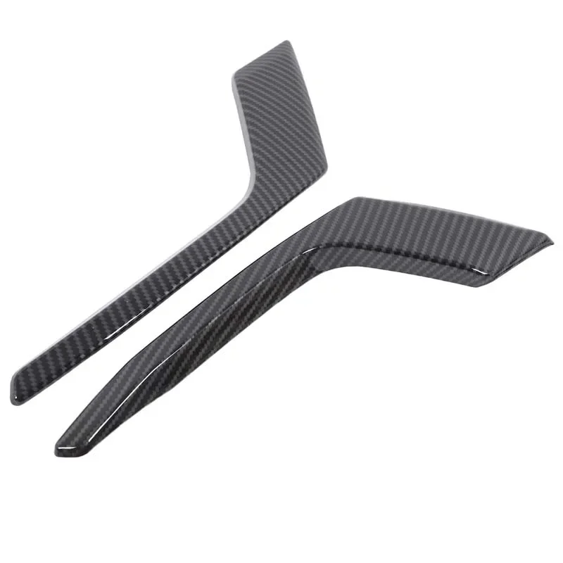 

2Pcs ABS Carbon Fiber For Land Rover Range Rover Evoque 2019-2025+ Car tail throat exhaust muffler pipe decorative strip