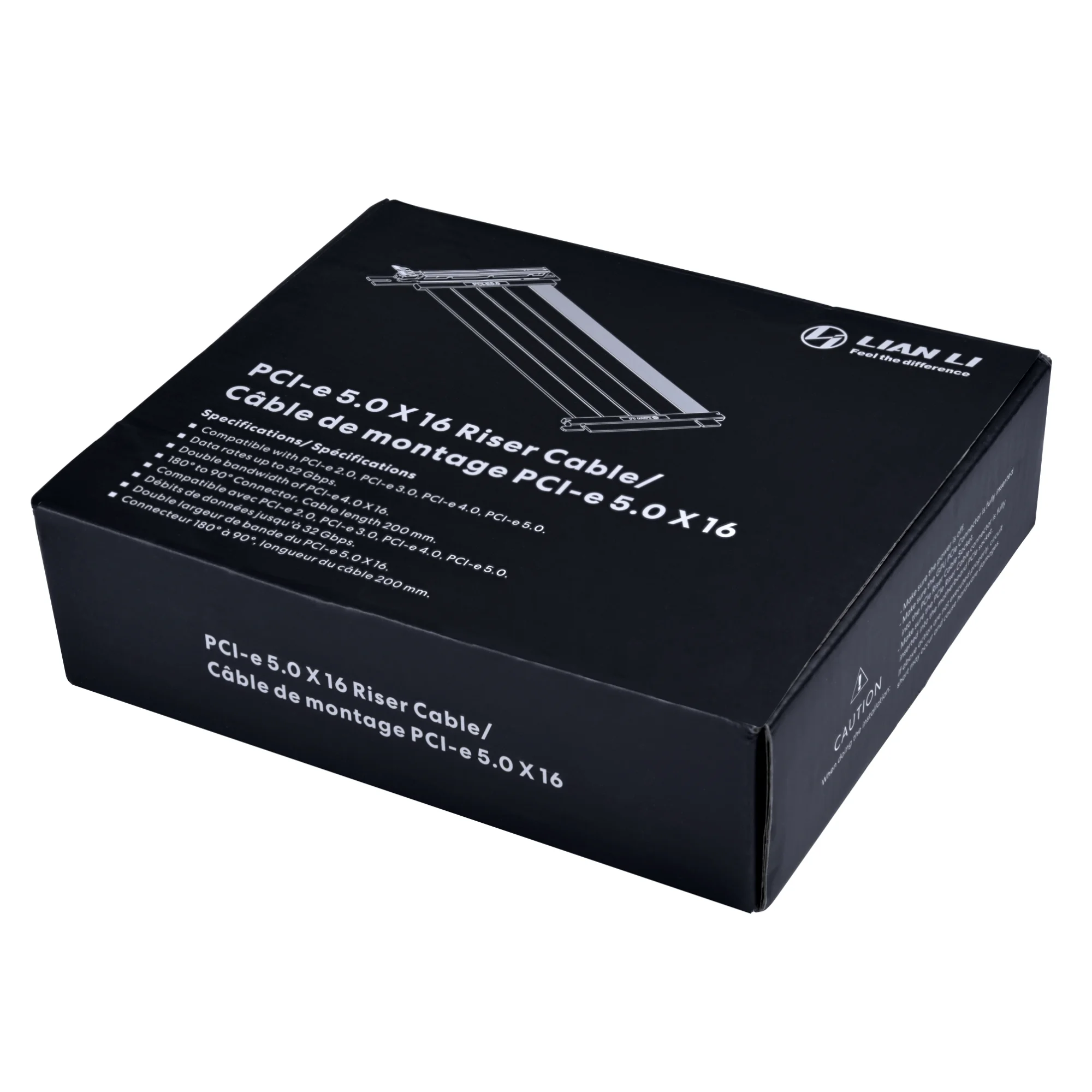 Cabo Riser LIAN LI PCIE 5.0 Premium PCI-E 16X 5.0 Extensor de
