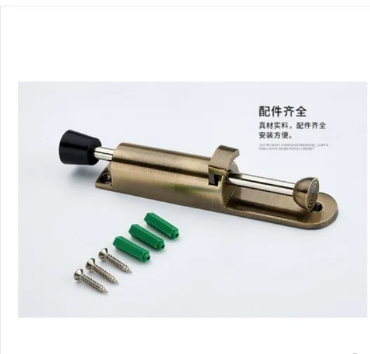 Spring Loaded Telescopic Door Stopper Adjustable Position Zinc Alloy Heavy Duty Door Locks Holder Stop Wall Protector HomeTools