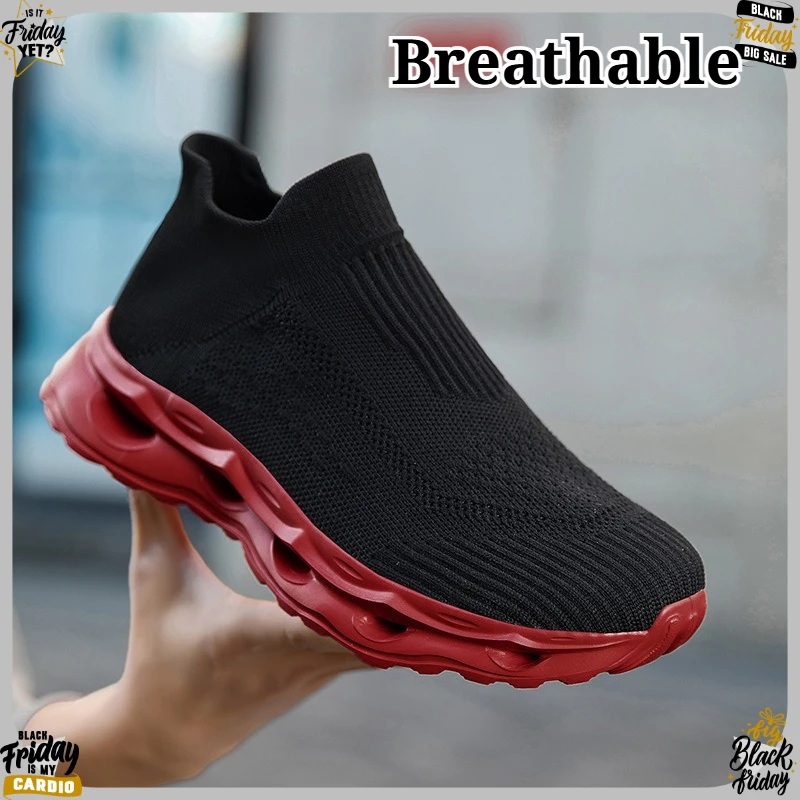 

Men's Fashion Casual Sneakers Breathable Luxury Trainer Running Shoes Soft Soles Walking Shoes Tenis Masculino Zapatos Hombre