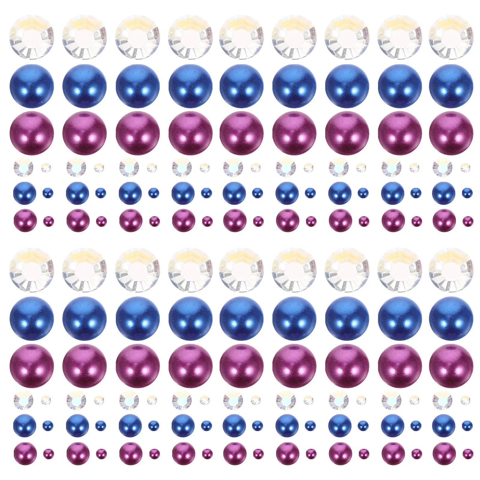 Breloques pour ongles en Imitation de perles, en résine à dos plat, décorations artistiques à faire soi-même, décalcomanies de manucure exquises, multifonctions pour Salon de maison