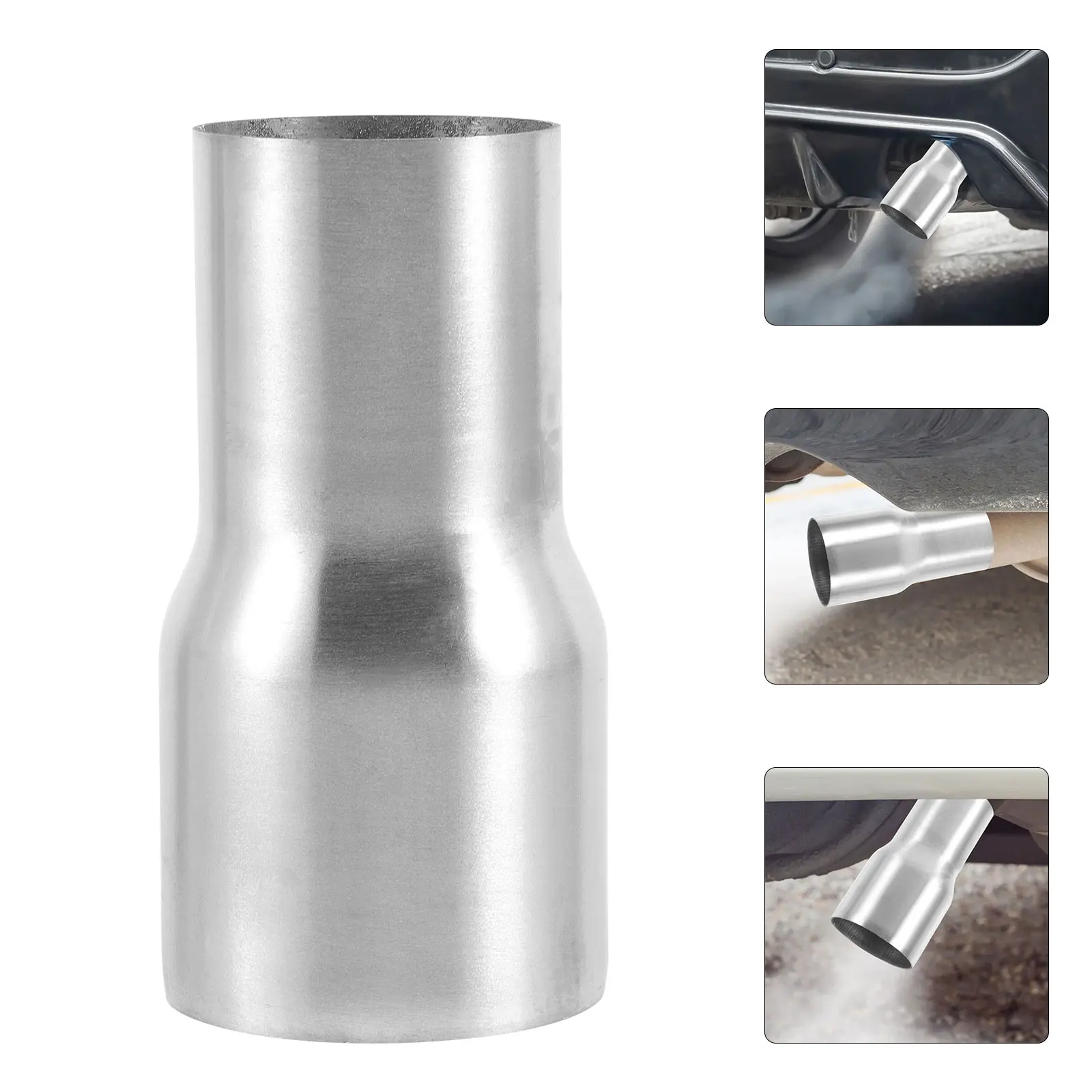 

Universal 51-63Mm Stainless Steel Exhaust Expander Connector Automotive Car Part Reducer Sleeve Coupler Easy Install Durable