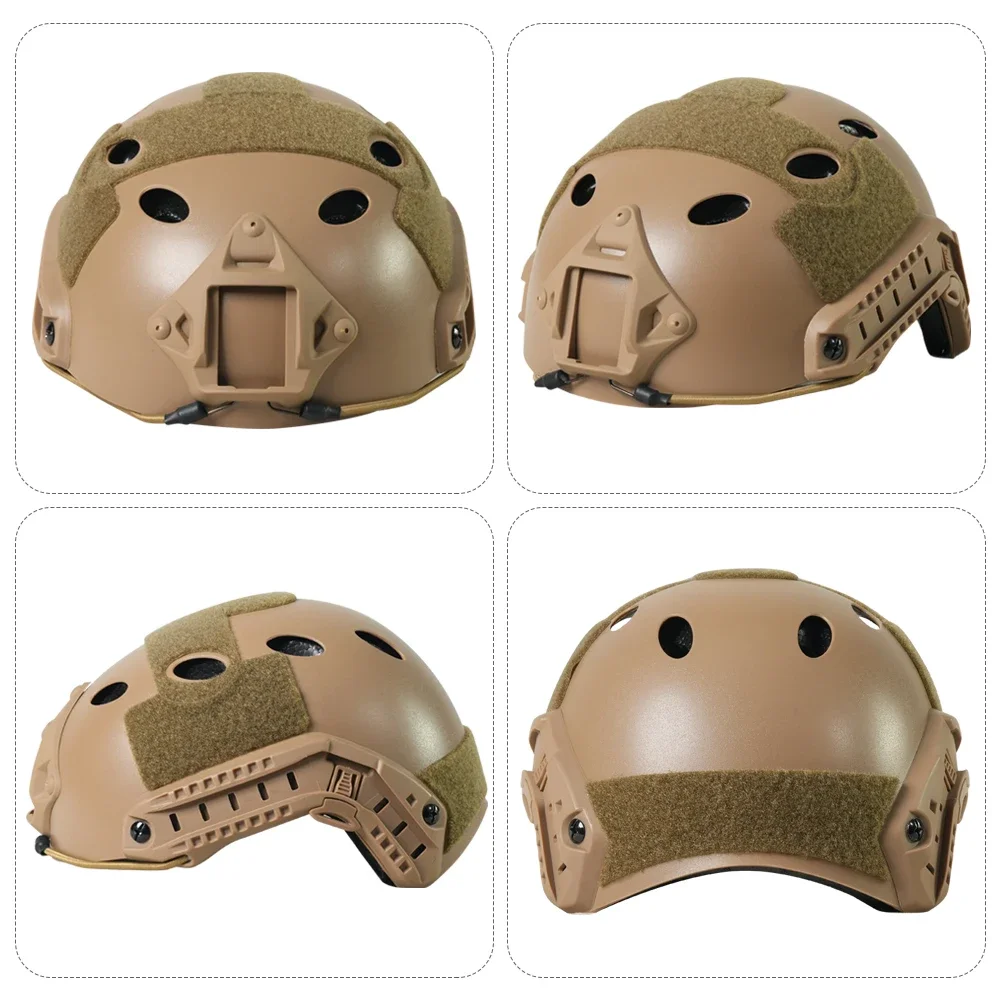 Casque rapide ABS casque léger pistolet à air MH sports ordinaires en plein air PJ pistolet à air tir CS protection de police spéciale