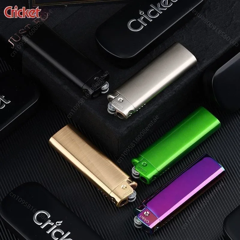 New Cricket Metal Grinding Wheel Direct Gas Lighter, Available in Multiple Colors, Cigarette Accessories, Holiday Gifts
