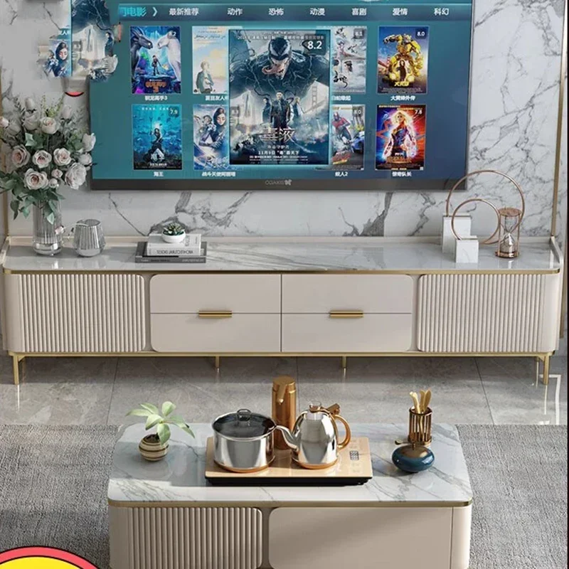 

Tv Storage Living Room Furniture Unit Cabinet Nordic Modern Salon Set Offer Display Muebles Hogar Farmhouse Luxury Aesthetic