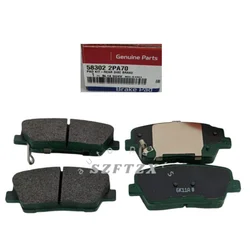 Genuine New 583022PA70 Rear Brake Pad Set 58302-2PA70 for Hyundai SantaFe Kia Sorento