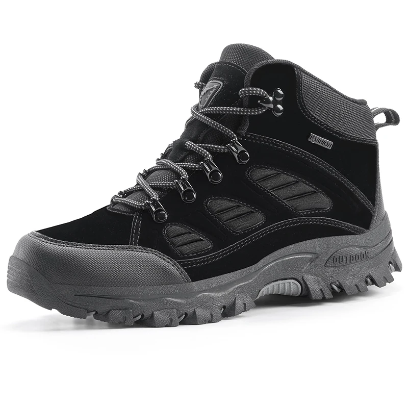 

Outdoor Men Casual Sneakers High Quality Walking Hiking Boots Couple Sport Footwear Trekking Camping Shoes Winter Man Work Boot