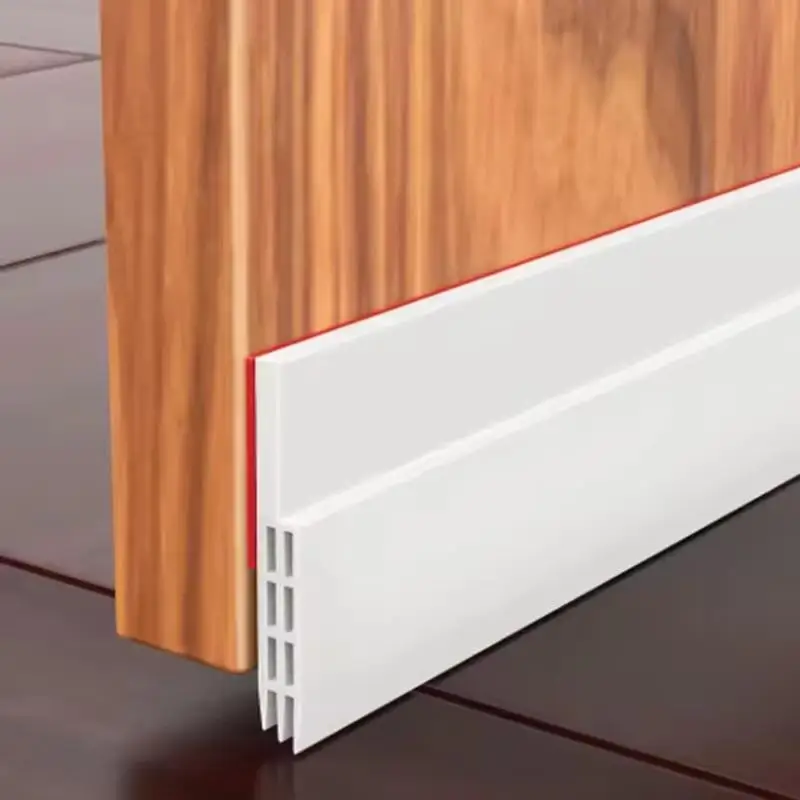 Door Bottom Sealing Strip Windproof Dust Stopper Guard Rain Weatherstrip Noise Reduction Insulator Sealer Home Hardware