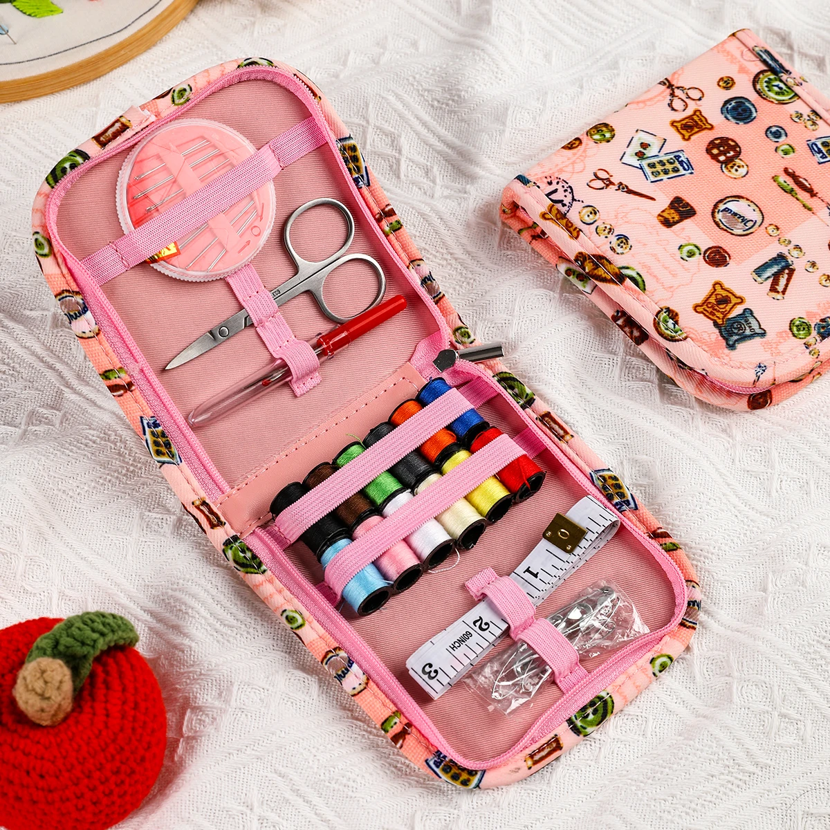 

New-style sewing kit storage set: portable storage bag for DIY accessories and small items when going out