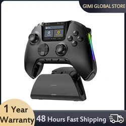 Manbaone 50 Inteligentny bezprzewodowy pad do gier PC Joystick Bluetooth Kontroler Joystick 2-calowy ekran Steam Kontroler gier mobilnych