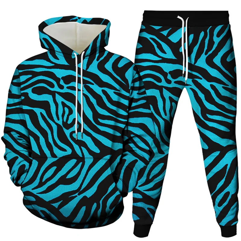 

Leopard Zebra Paisley Vintage Couple Outfits Streetwear Men Women Spring Autumn Hoodies Pants Tracksuit Sets Oversized S-6XL