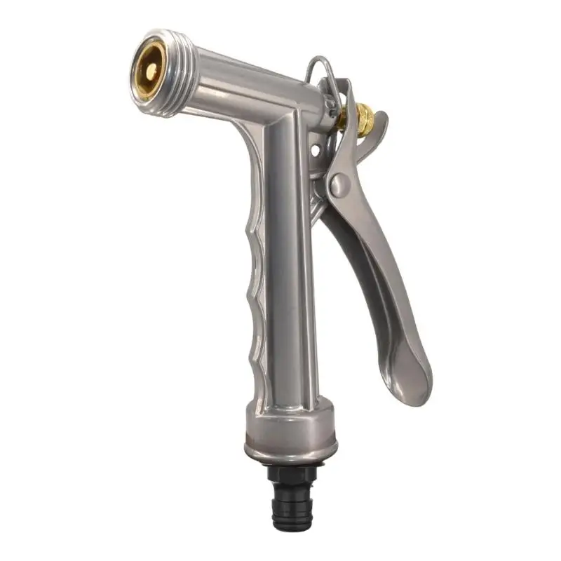 G6KF Heavy Duty Zinc Alloy 5 Inch Garden Watering Guns Nozzle for Outdoor Use