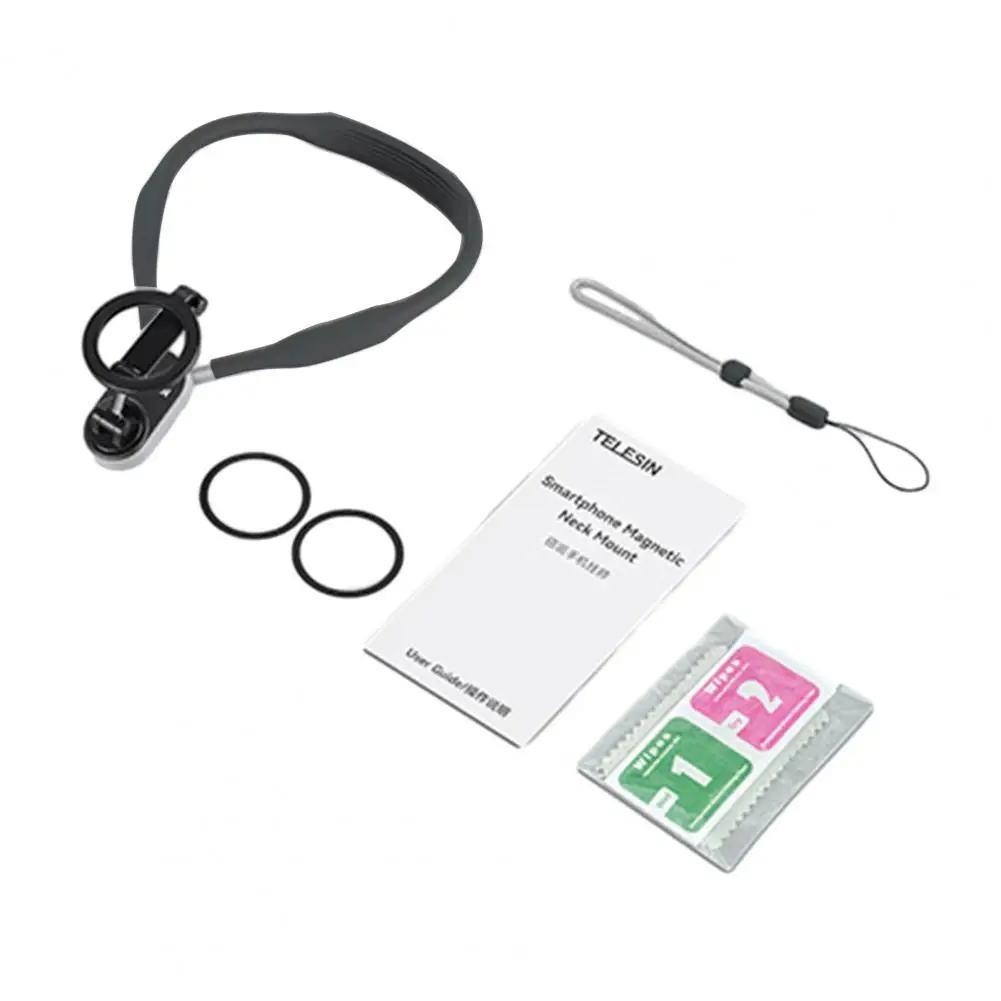 

Quick-detach Phone Holder Magnetic Neck Phone Holder with Strong Magnet Anti-slip Design for Hands-free Recording Vlogging Quick