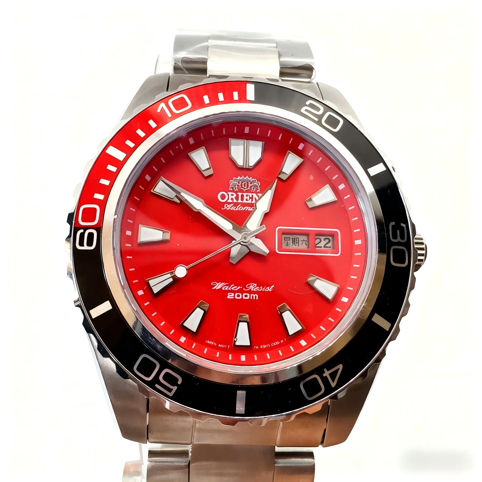 Amazing AAA Top Quality Orient Original Brand Watches For Mens Dive Day Date Automatic Mechanical Wristwatch Luxury Male Clock