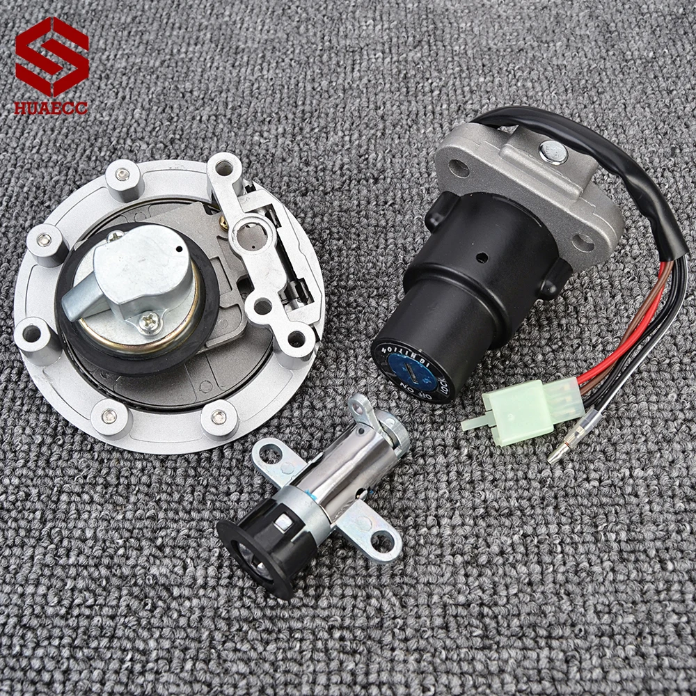 Fuel Gas Cap Ignition Switch Seat Lock with Key Kit for Yamaha TZR125 TZR150 TZM150 TDM850 TZR 125 150 TZM 150 TDM 850