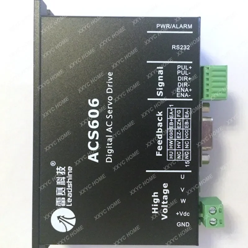 Original Leadshine DC servo driver ACS606 work at 24-60VDC 3-phase servo drivers can push 50W-200W BLM servo motor