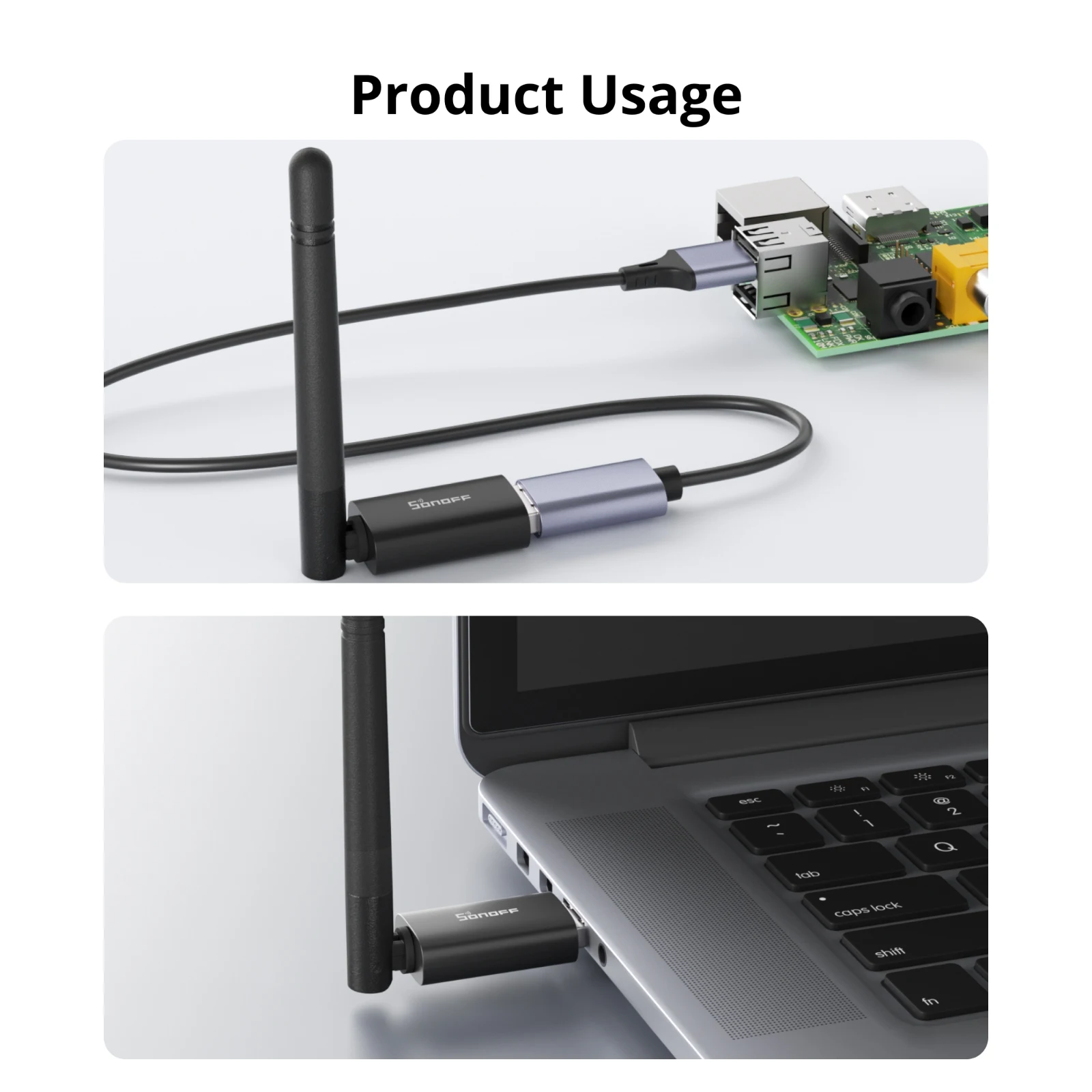 SONOFF Dongle Lite MG21 Zigbee/Thread USB Dongle Dongle-LMG21 EFR32MG21 Compact Size 65% Smaller than ZBDongle-E Cost-Effective - view 3