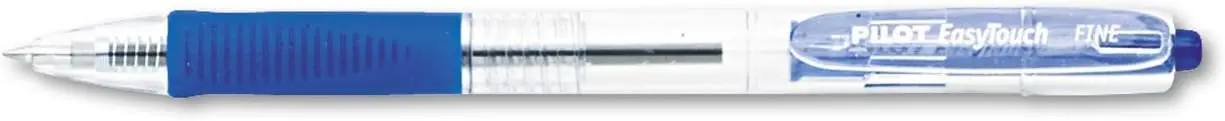 

Retractable Ballpoint Pens, Fine Point 0.7mm Blue Ink, 12-Pack Quick-Drying Refillable Pens