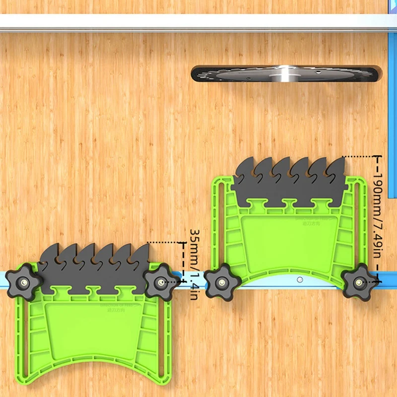 ABNO-لوح ريش لمناشير الطاولة، وطاولات التوجيه، والمناشير الشريطية، وريش EVA، يقلل من الظهر، وأداة النجارة (عبوة من قطعتين)