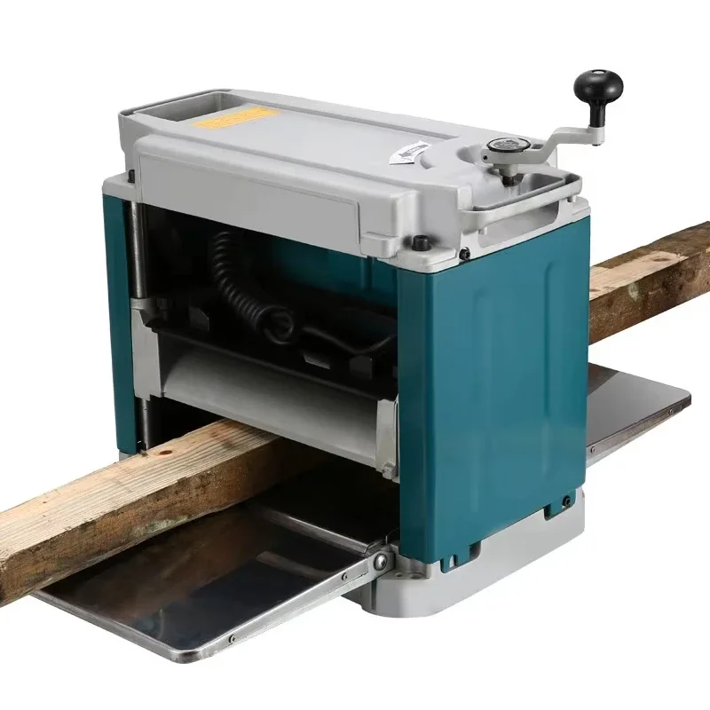 Industrial 12 Inch Multifunction Woodworking Single Side Planing Machine Small Desktop 1850W Electric Planer for Wood