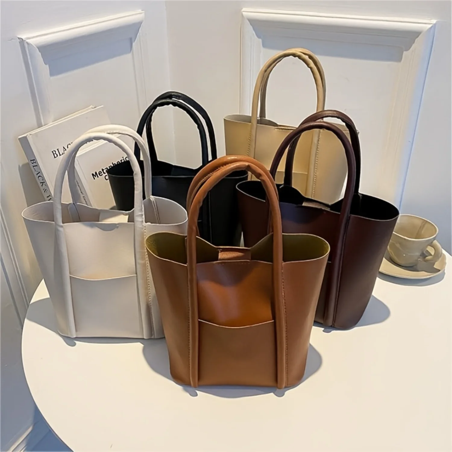 Vintage Vegan Mini Tote Bag - Eco-friendly Handbag