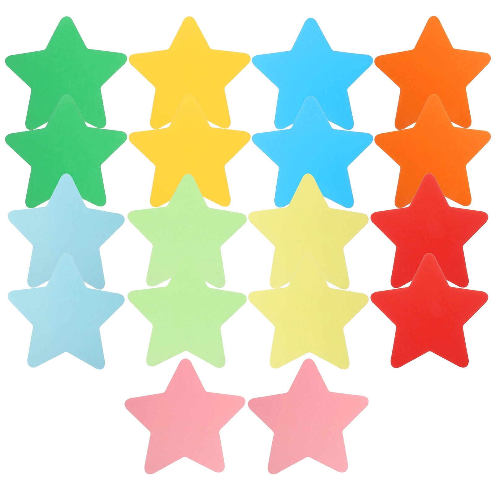 

90 Sheets Small Pentagram Paper-Cut Decorative Colorful Kids Decors Office Home School DIY Gift Incentives Stationery Labels