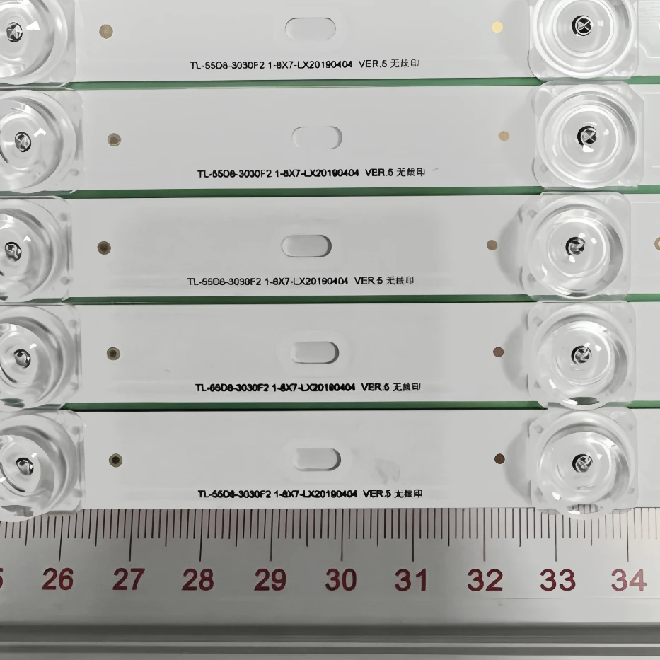 LED الخلفية 55D8-3030F2 YHE-4C-LB5507-YH10J 1-8X7-LX20190404 ل LVU550NEBL 55S525 55D8 55EP685 55EP684 55EP683 55A527 #1