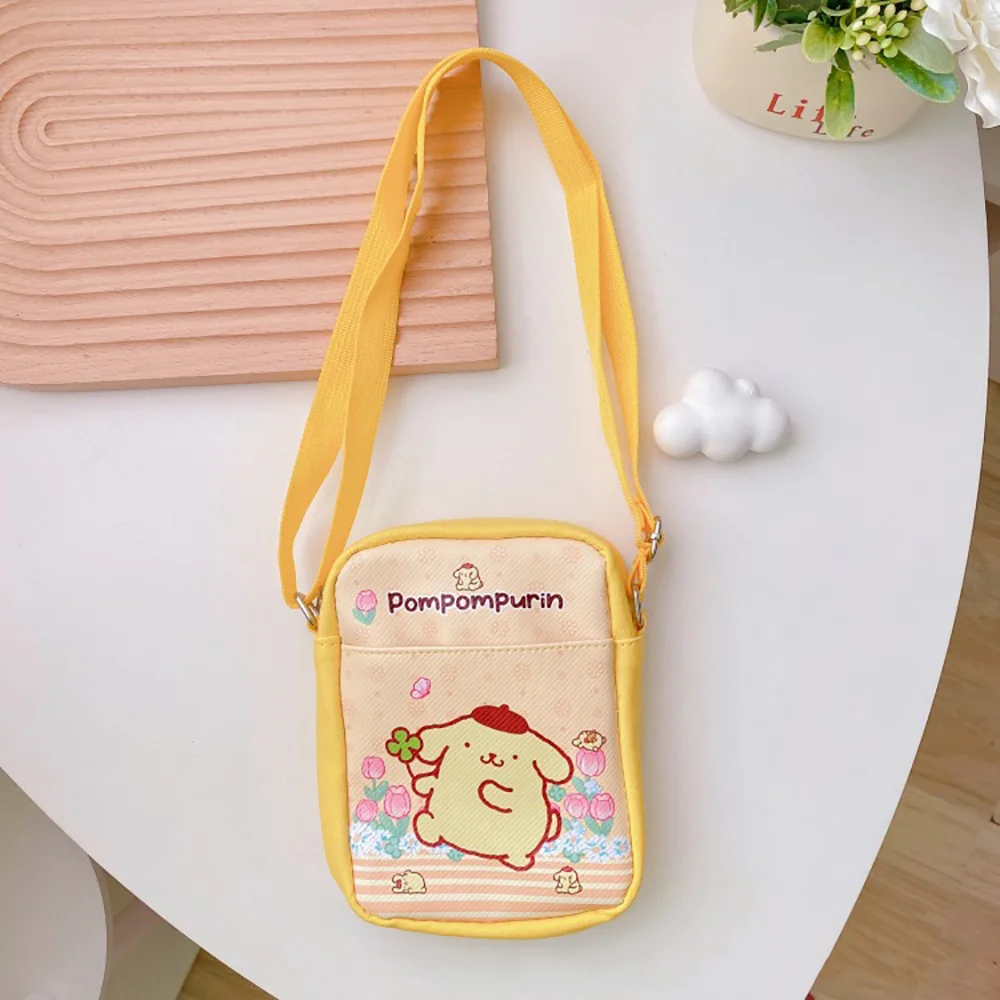 Crossbody Bags Sanrio Shoulder Messenger Bags Cute Cartoon Portable Backpacks Hellokitty Cinnamorol Kawaii Coin Pouch for Girls