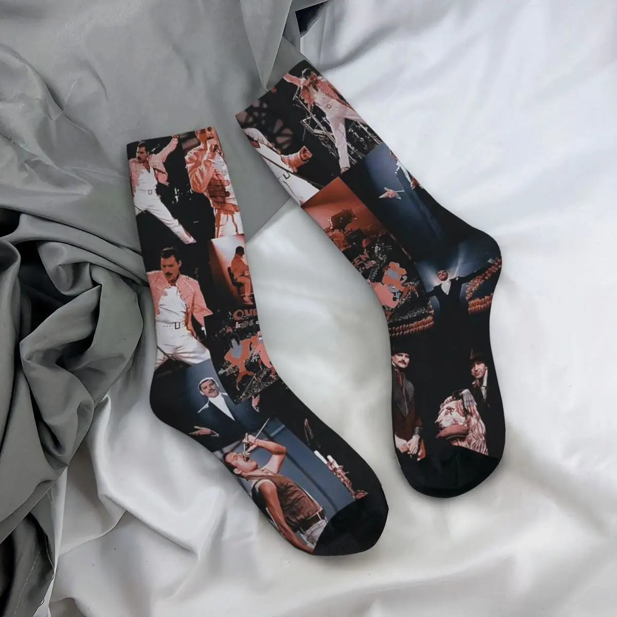 Inverno caldo fresco donna uomo freddy Mercury Music Band Queen Socks calzini da Skateboard assorbenti dal sudore