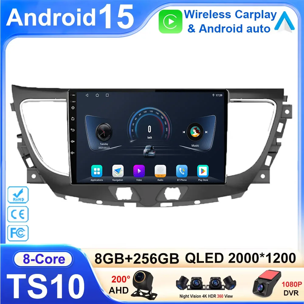 

Auto Radio For Buick Lacrosse(16-19) Android 15 Carplay Multimedia Player Stereo GPS Navigation High-Performance CPU No 2Din DVD