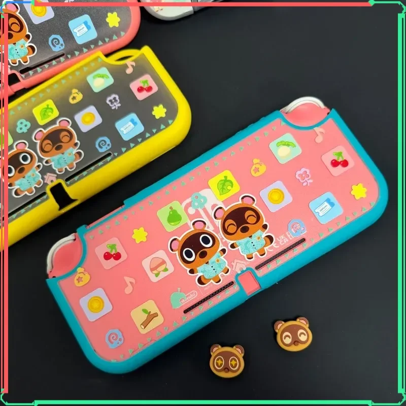 Original Switch Lite Protective Case Animal Crossing Theme Matte Half Wrap Shockproof Cover For Nintendo Switch Lite Accessory