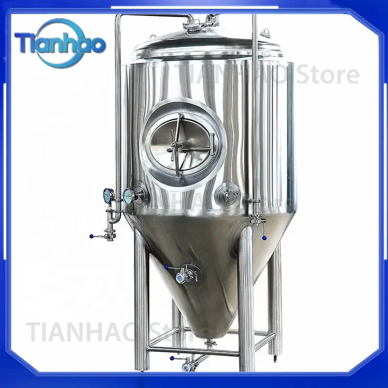 for Beer Brewing Equipment Brewery Plant Fermentation Tank Brite Tank Stainless Steel Homebrew System Craft Beer Making Kit