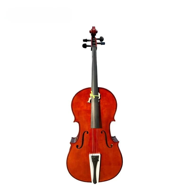 Professional All Solid Handmade Cello Red Brown Spraying Surface Acoustic String Musical Instrument For Music Practice