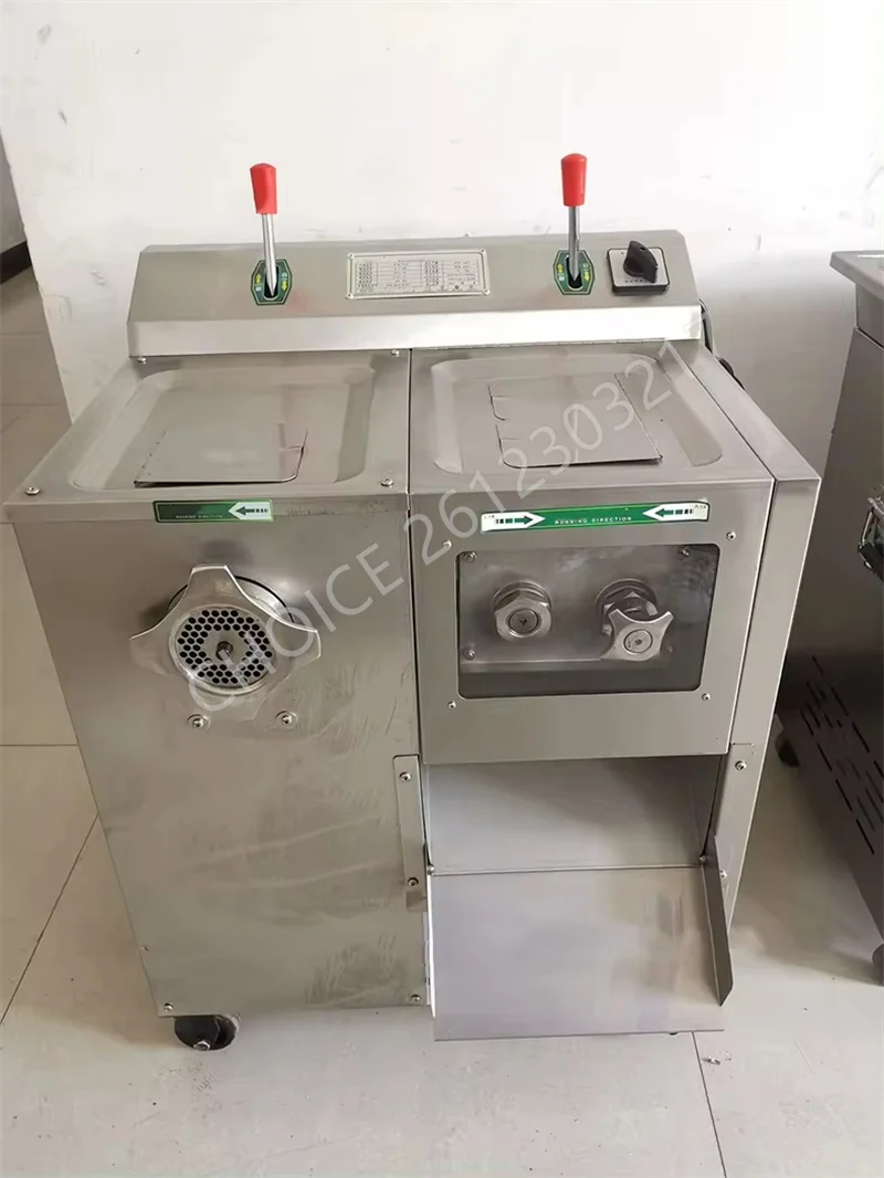 Commercial Stainless Steel Butchery Fresh Meat Cube Cutter Slicer Meat Cutting Machine Fully Automatic Commercial Meat Slicer