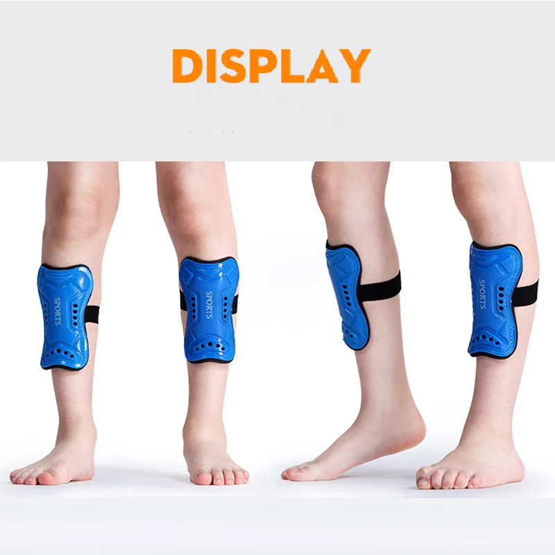 1 Pair Elastic Bandage Adjustable Soccer Shin Guards Pads Adults Youths Kids Football Shin Pads Leg Sleeves Knee Support Pads