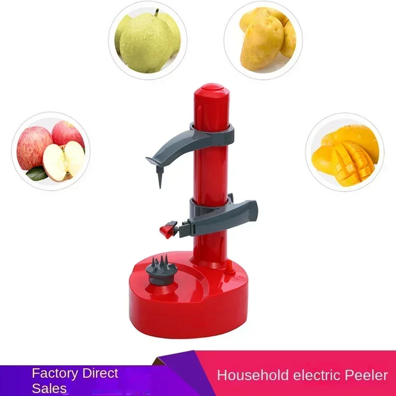 Pelador de frutas eléctrico multifuncional portátil para el hogar, pelador automático de manzanas, 220V