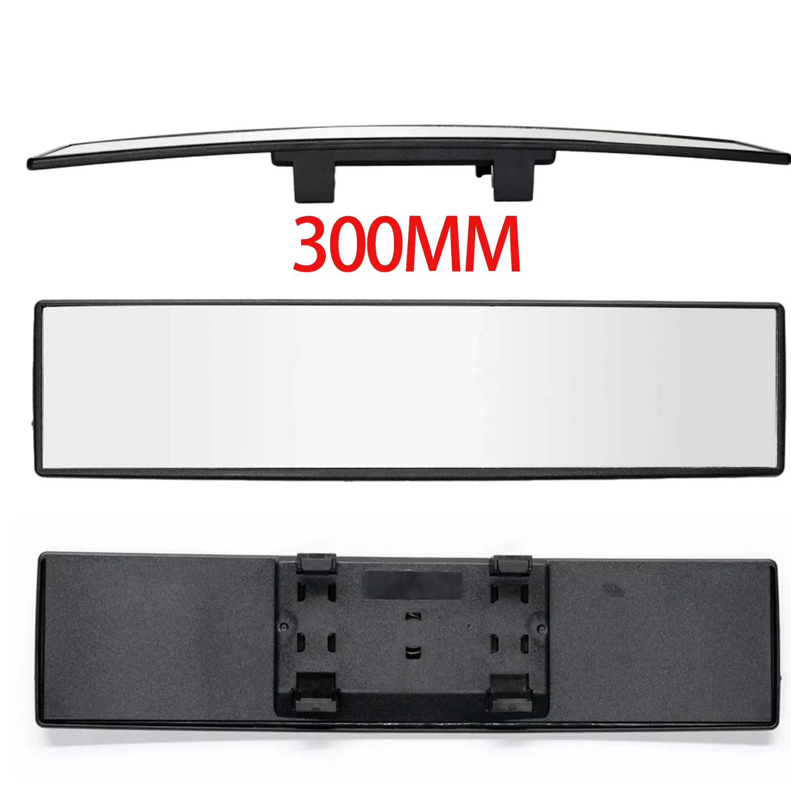 1PC Large Vision Anti-glare Proof Angle Panoramic Car Interior Blu-ray Mirror Rearview Mirror 270mm Auto HD Assisting Mirror